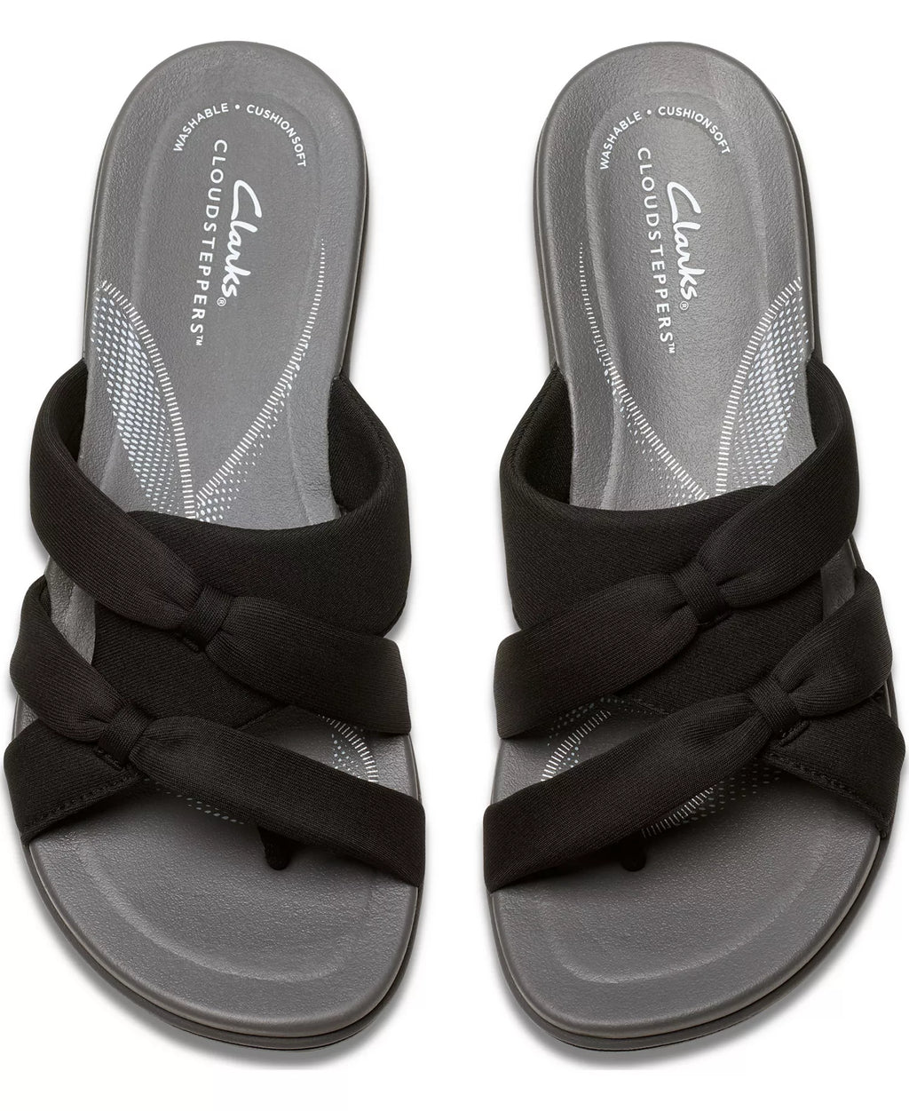 Clarks Cloudsteppers Breeze Rae Cam Slip-On Flat Sandals