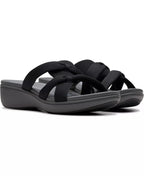 Clarks Cloudsteppers Breeze Rae Cam Slip-On Flat Sandals