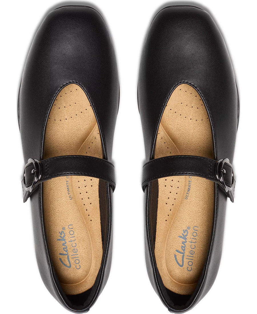 Clarks Women's Jazmynn Iris Square Toe Mary Jane Flats