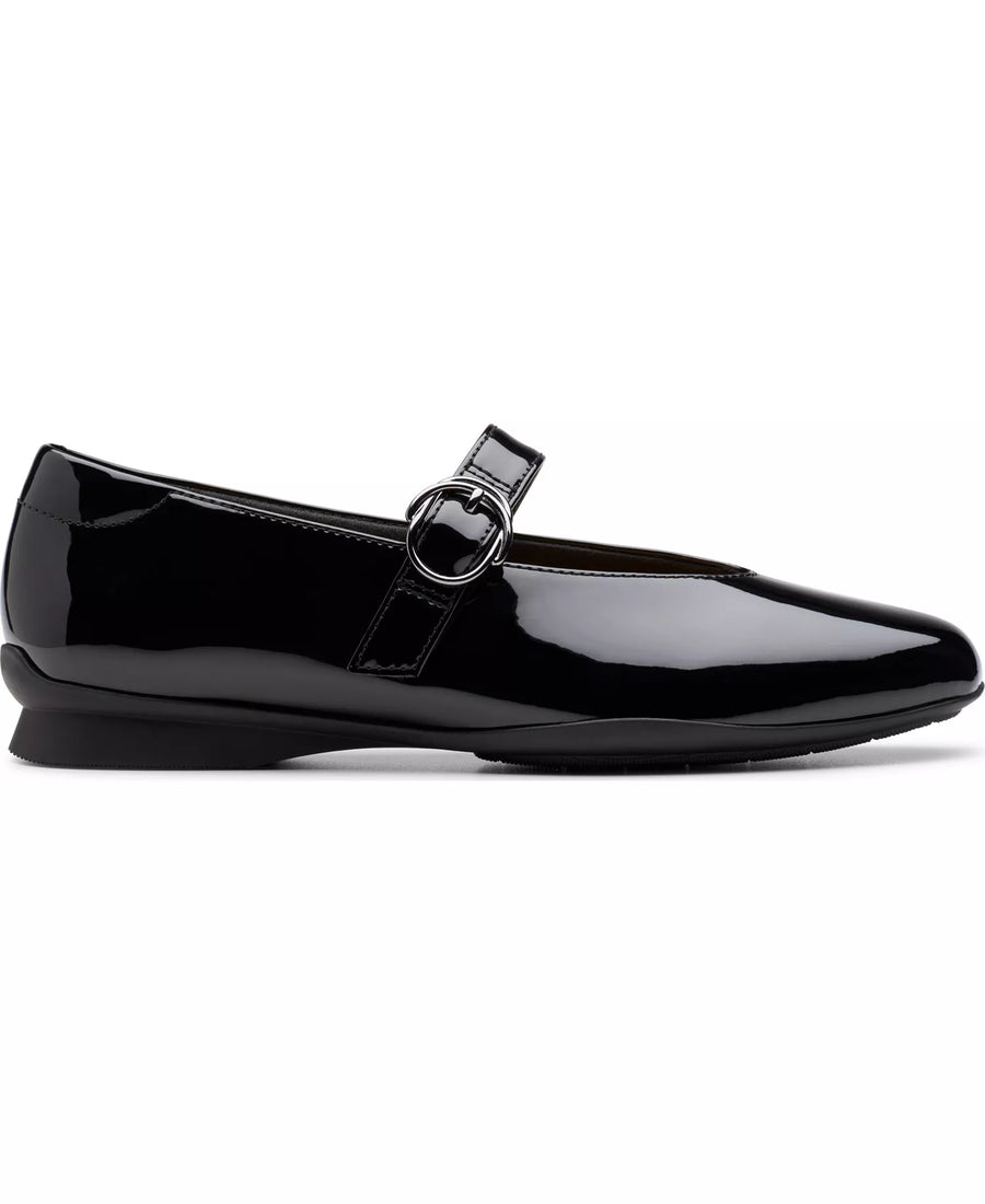 Clarks Women's Jazmynn Iris Square Toe Mary Jane Flats