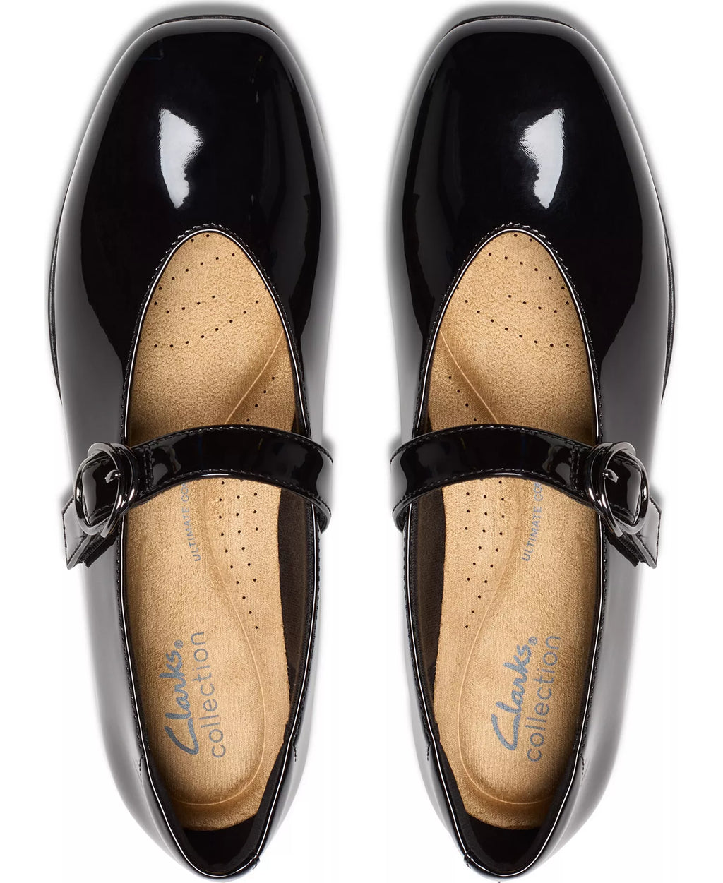 Clarks Women's Jazmynn Iris Square Toe Mary Jane Flats