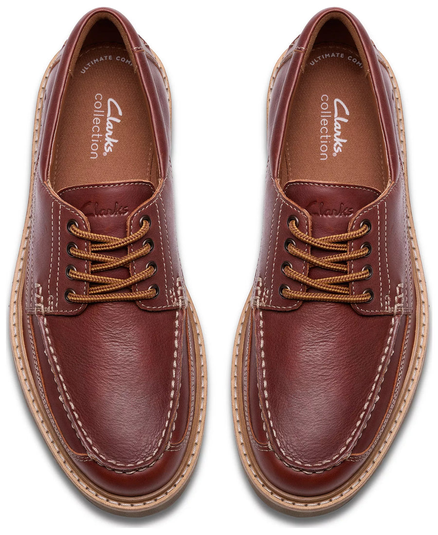 Clarks Men's Weltridge Moc Toe Casual Lace Up Shoe