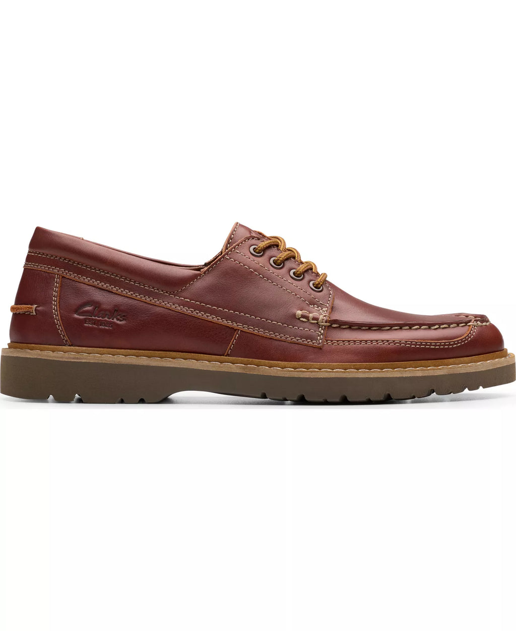 Clarks Men's Weltridge Moc Toe Casual Lace Up Shoe
