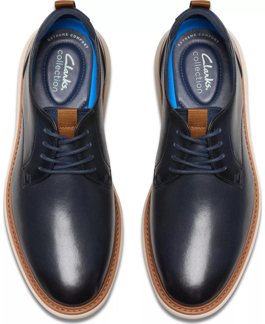 Clarks Collection Men's Brantin Plain Toe Dress Casual Shoes