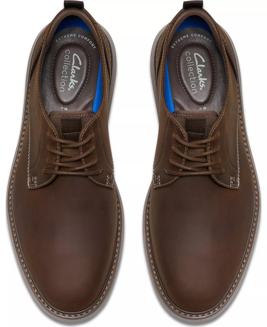 Clarks Collection Men's Brantin Plain Toe Dress Casual Shoes