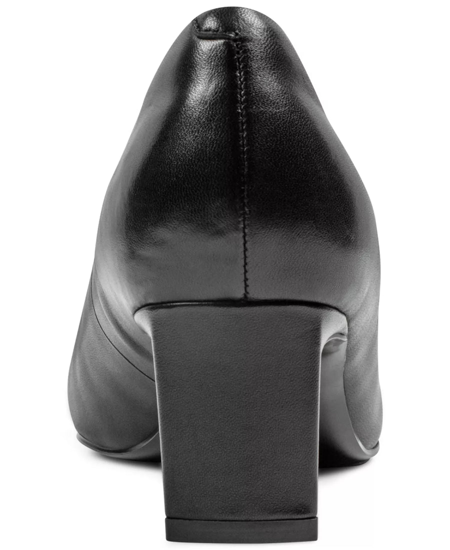 Rockport Women's Merida Total Motion Leather Block Heel Pumps