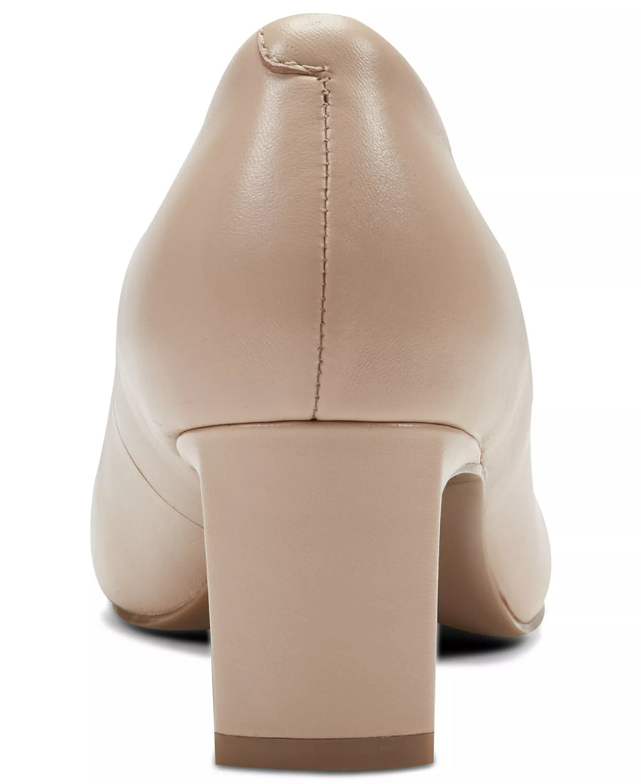 Rockport Women's Merida Total Motion Leather Block Heel Pumps