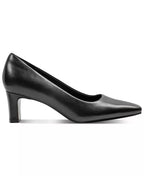 Rockport Women's Merida Total Motion Leather Block Heel Pumps