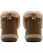 Clarks Women's Breeze Faux Fur Round Toe Booties