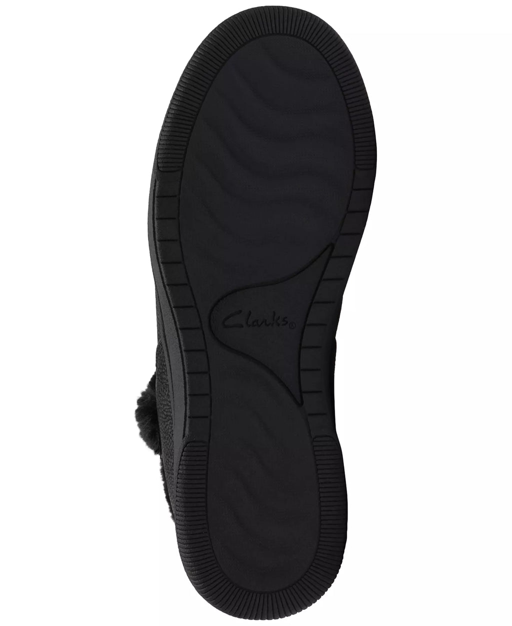 Clarks Women's Breeze Faux Fur Round Toe Booties