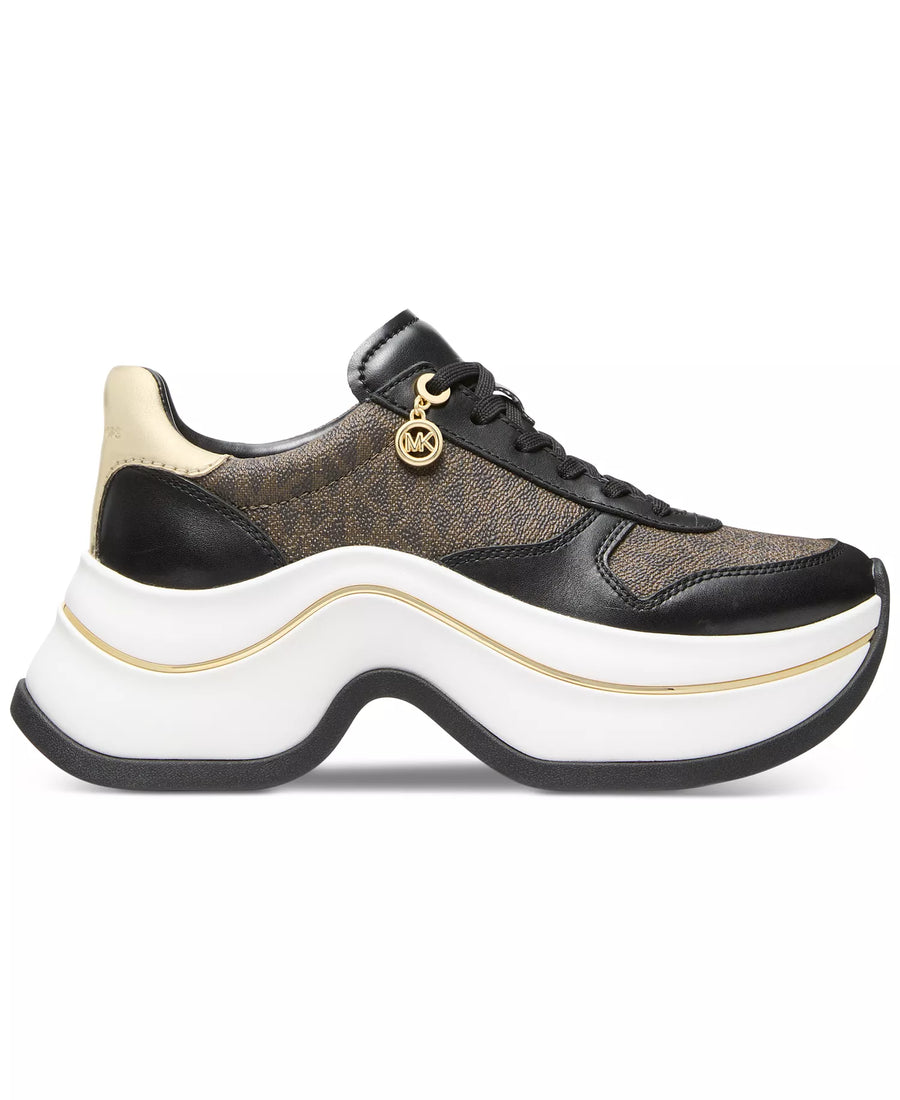 Michael Kors Michael Kors Women's Arla Almond Toe Trainer Sneakers