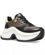 Michael Kors Michael Kors Women's Arla Almond Toe Trainer Sneakers