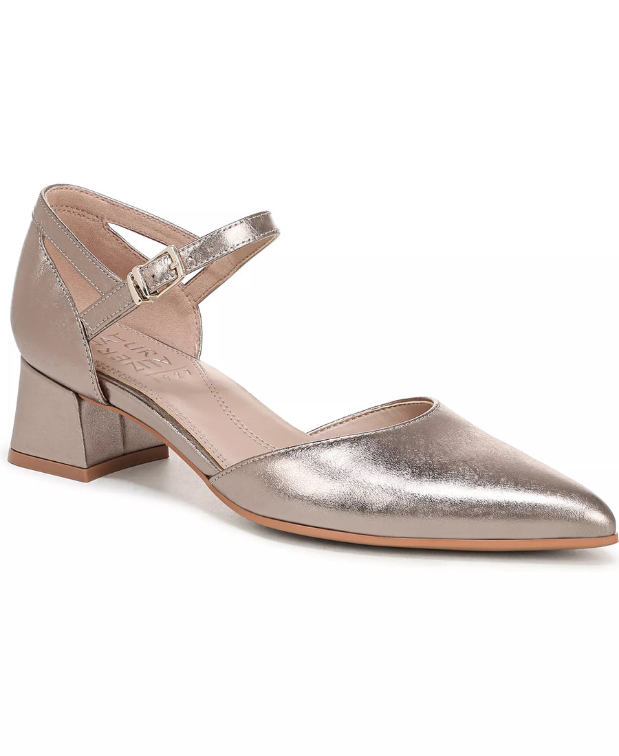 Naturalizer Women's Maddox Block Heel Ankle Strap Pumps