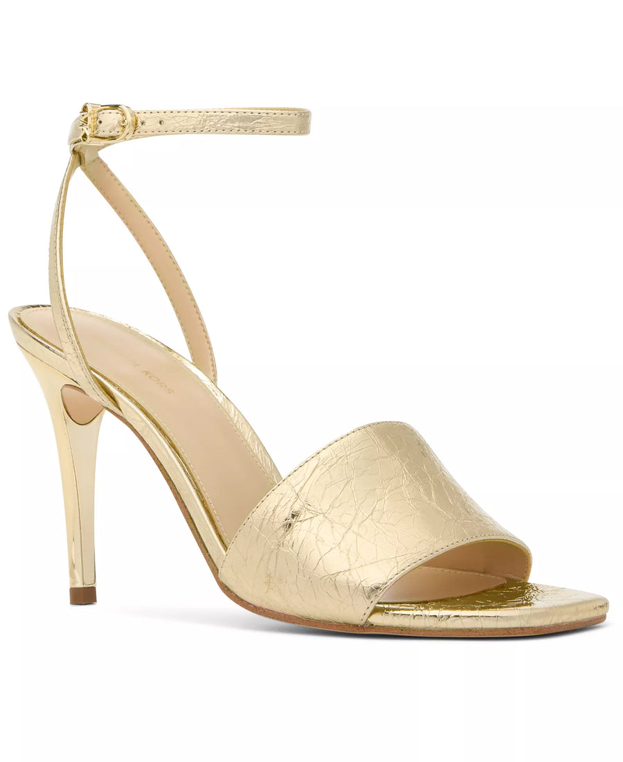 Michael Kors Women's Elyse Square Toe Heeled Sandals