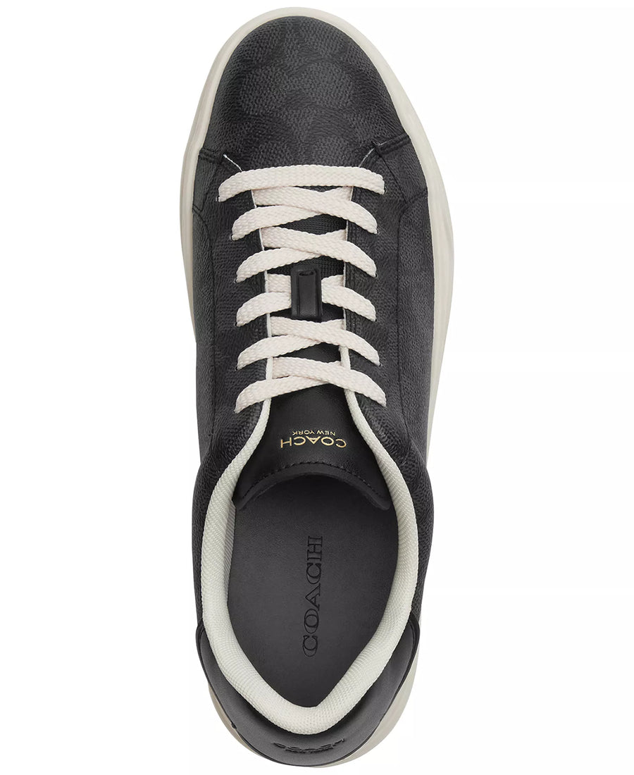Coach Women's High Line Update Signature Canvas Lace-Up Sneakers