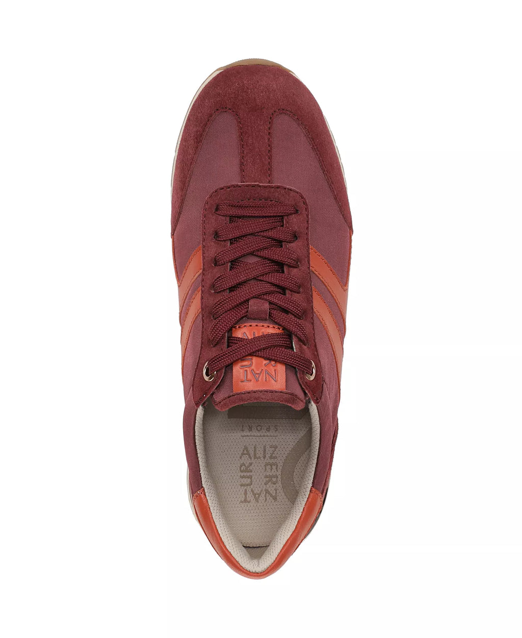 Naturalizer Women's Lorena Closed Round Toe Lace Up Sneakers