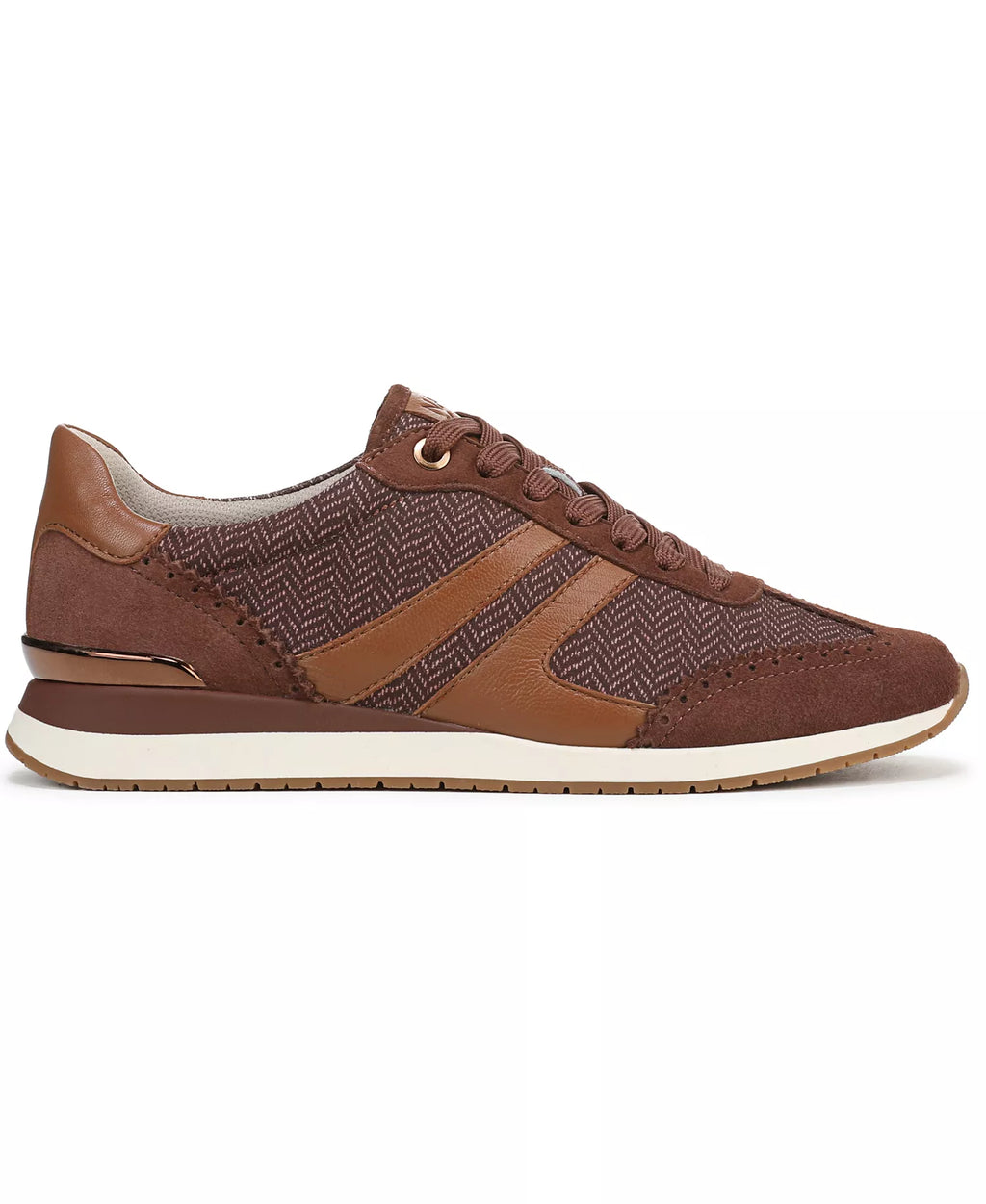 Naturalizer Women's Lorena Closed Round Toe Lace Up Sneakers