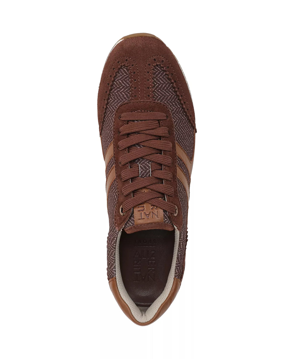 Naturalizer Women's Lorena Closed Round Toe Lace Up Sneakers