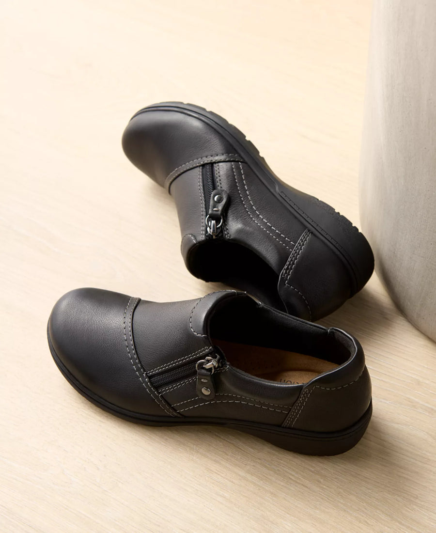 Clarks Women's Carleigh Ray Round-Toe Side-Zip Shoes