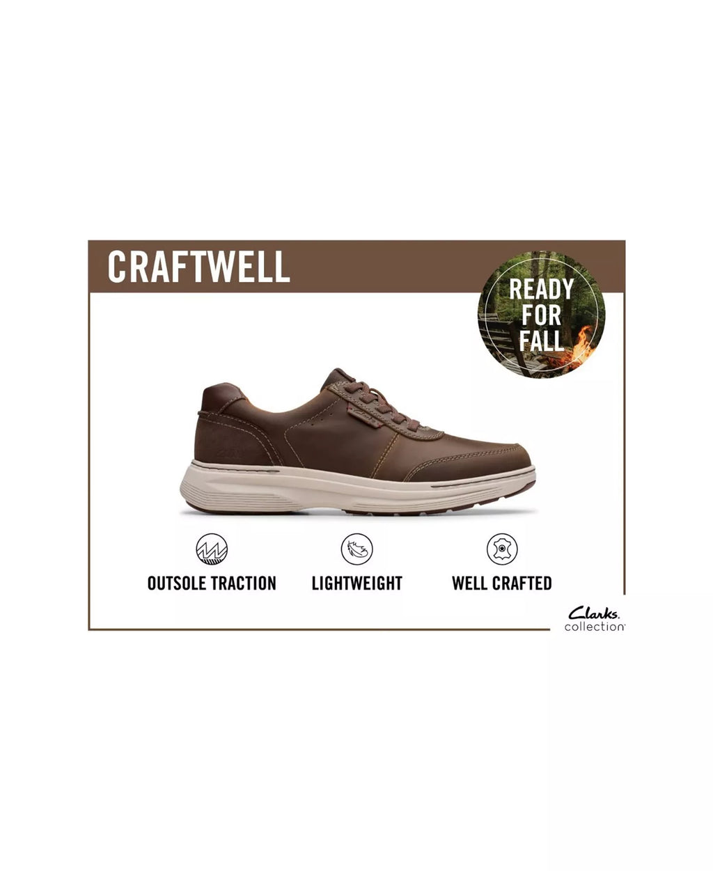 Clarks Men's Craftwell Lace Casual Sneakers