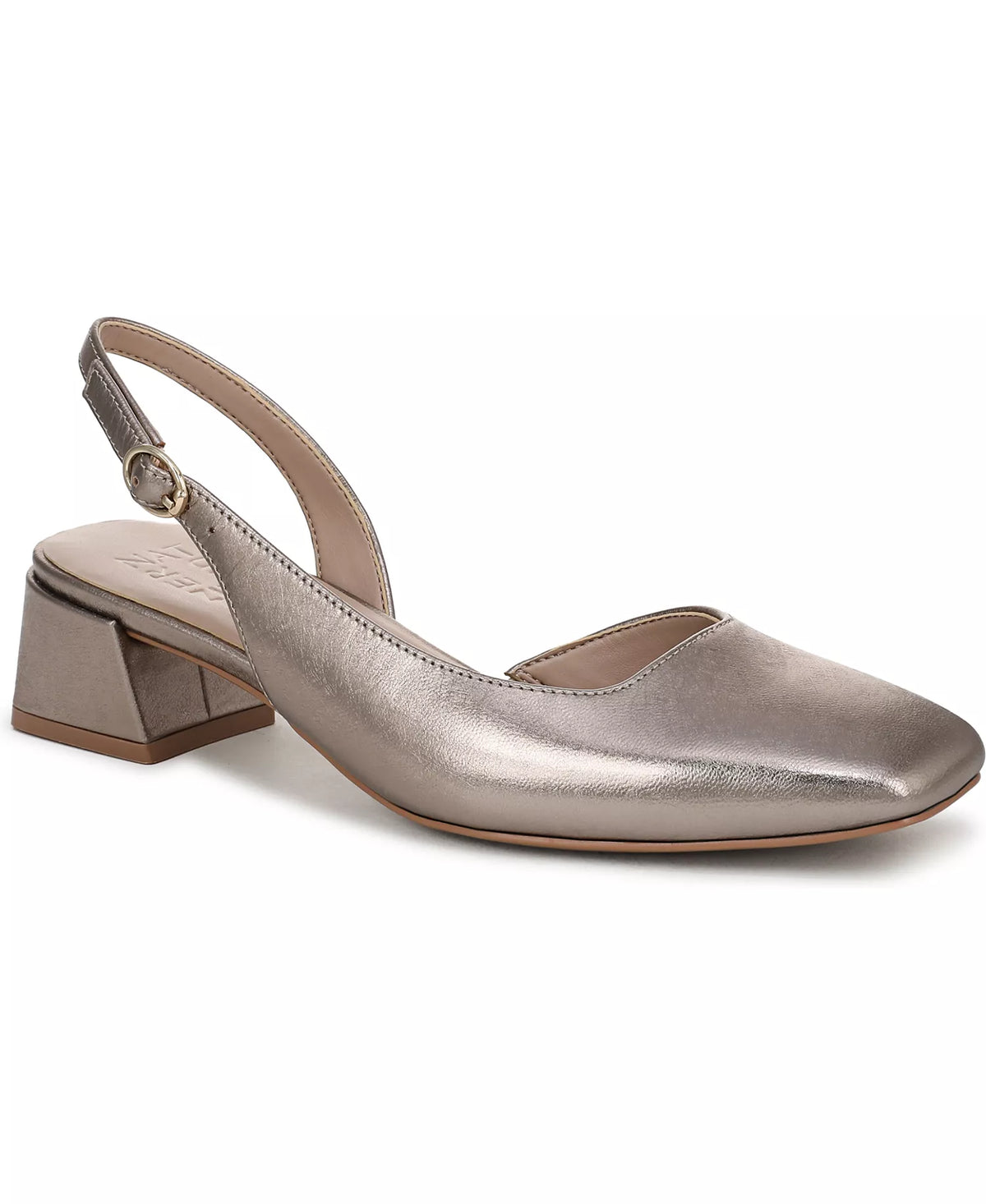 Naturalizer Women's Jayla Mid-Heel Square Toe Slingback Pumps