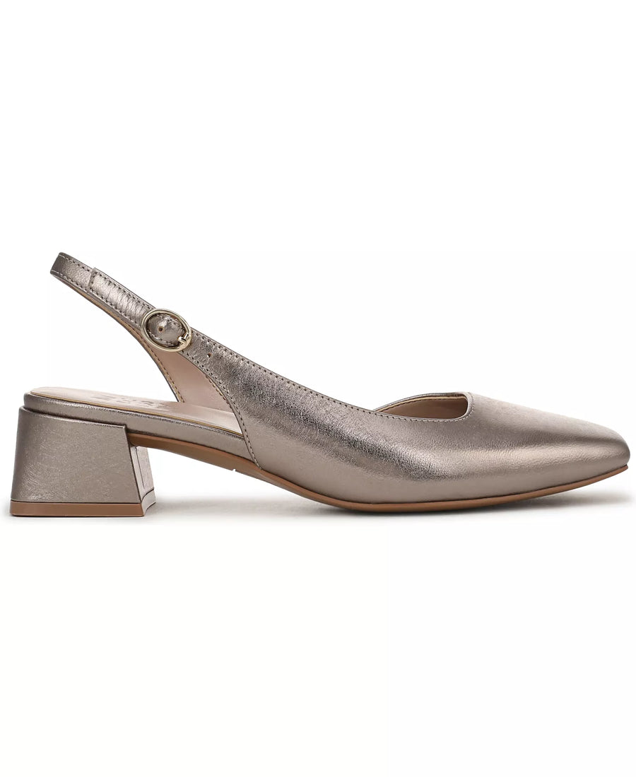 Naturalizer Women's Jayla Mid-Heel Square Toe Slingback Pumps