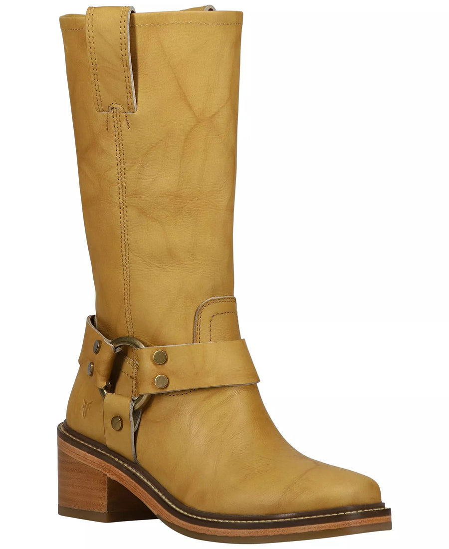 Frye Women's Kate Harness Block Heel Leather Boots