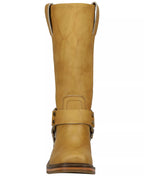 Frye Women's Kate Harness Block Heel Leather Boots