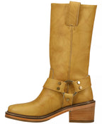 Frye Women's Kate Harness Block Heel Leather Boots