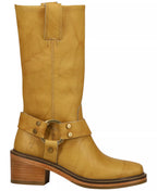 Frye Women's Kate Harness Block Heel Leather Boots
