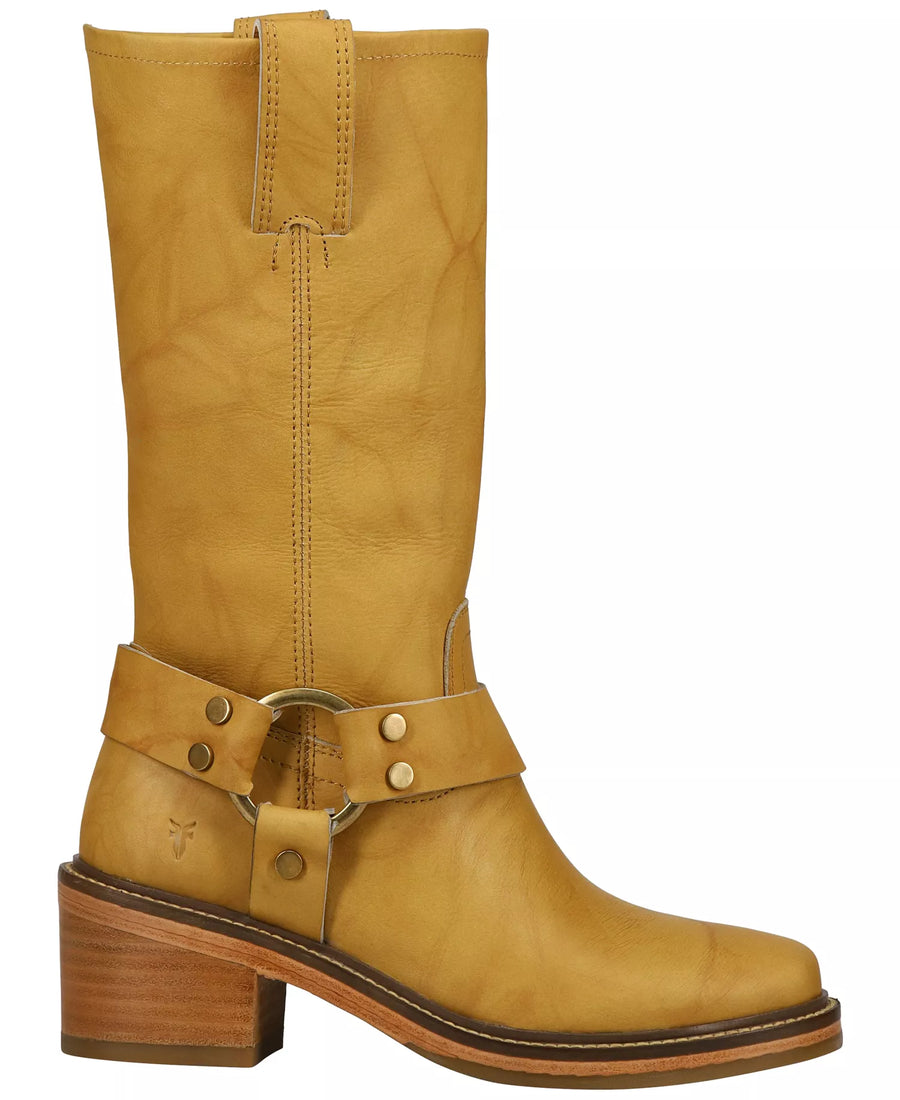 Frye Women's Kate Harness Block Heel Leather Boots
