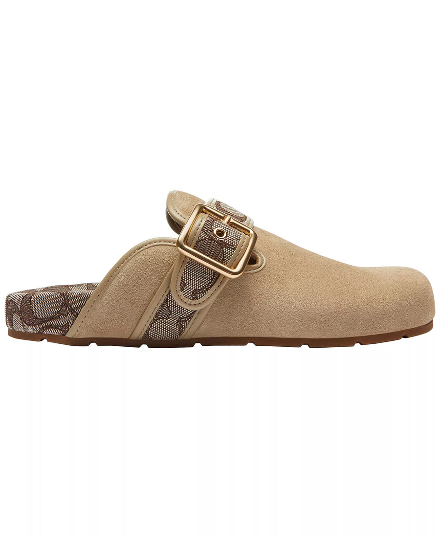 Coach Women's Archival Slip-On Buckle Clogs