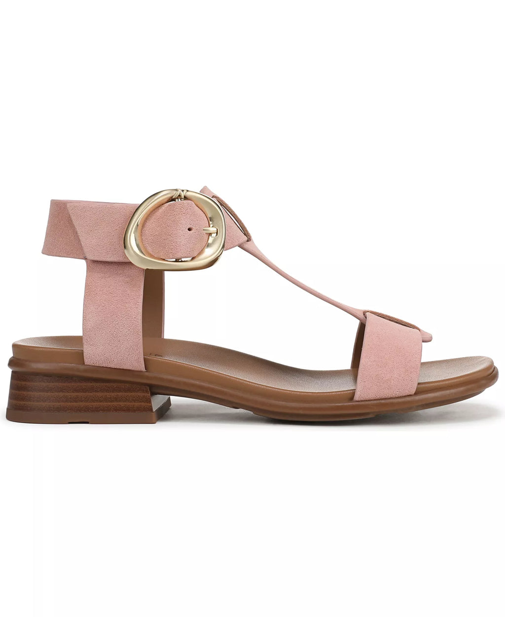 Naturalizer Women's Brandy T-Strap Block Heel Sandals