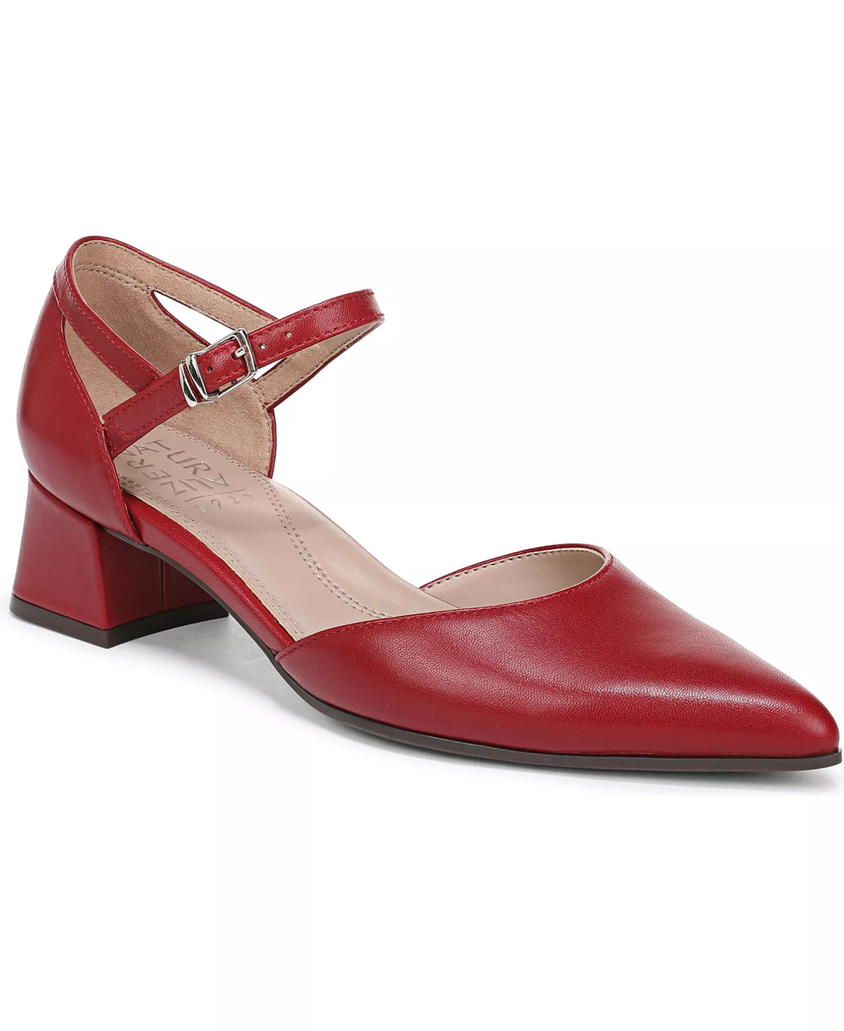 Naturalizer Women's Maddox Block Heel Ankle Strap Pumps