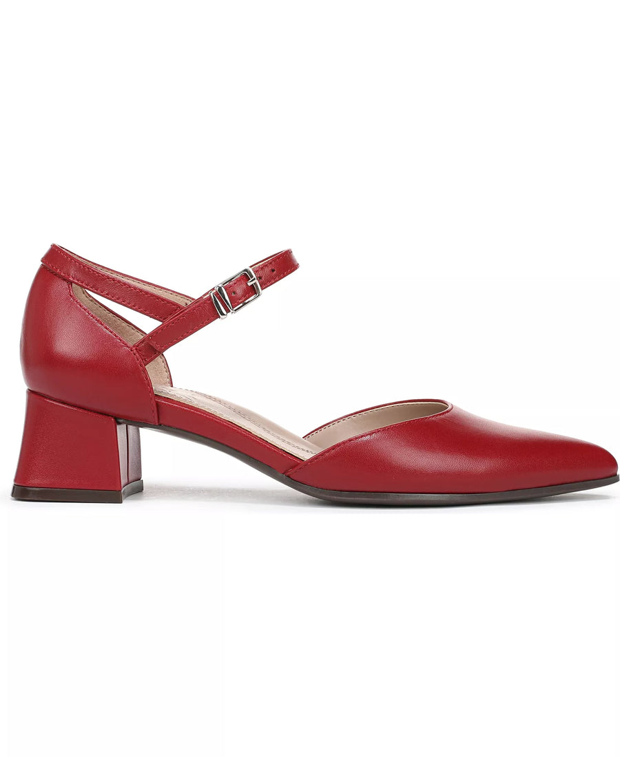 Naturalizer Women's Maddox Block Heel Ankle Strap Pumps