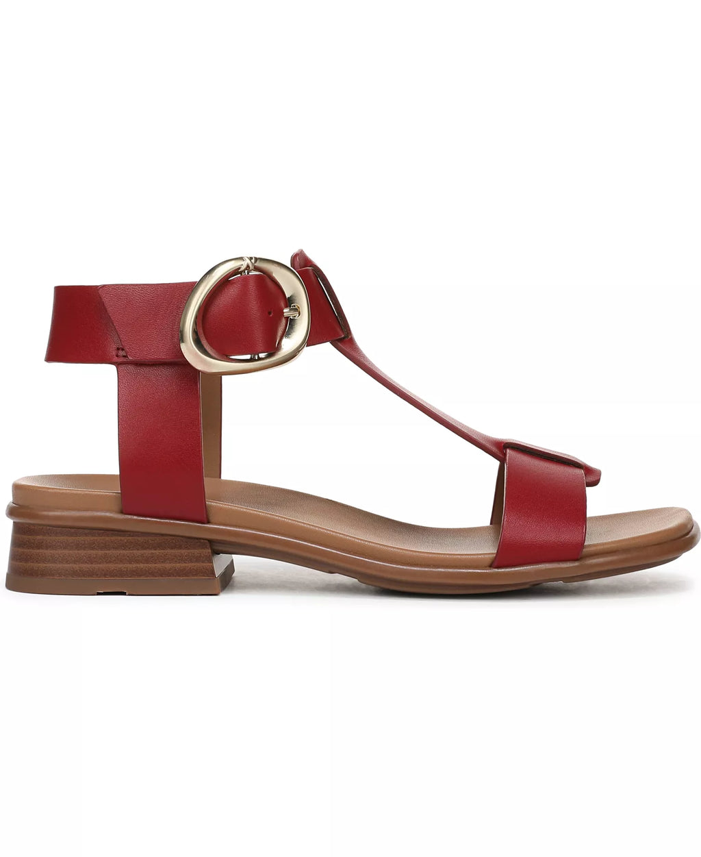Naturalizer Women's Brandy T-Strap Block Heel Sandals