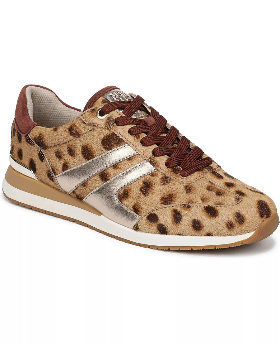 Naturalizer Women's Lorena Closed Round Toe Lace Up Sneakers