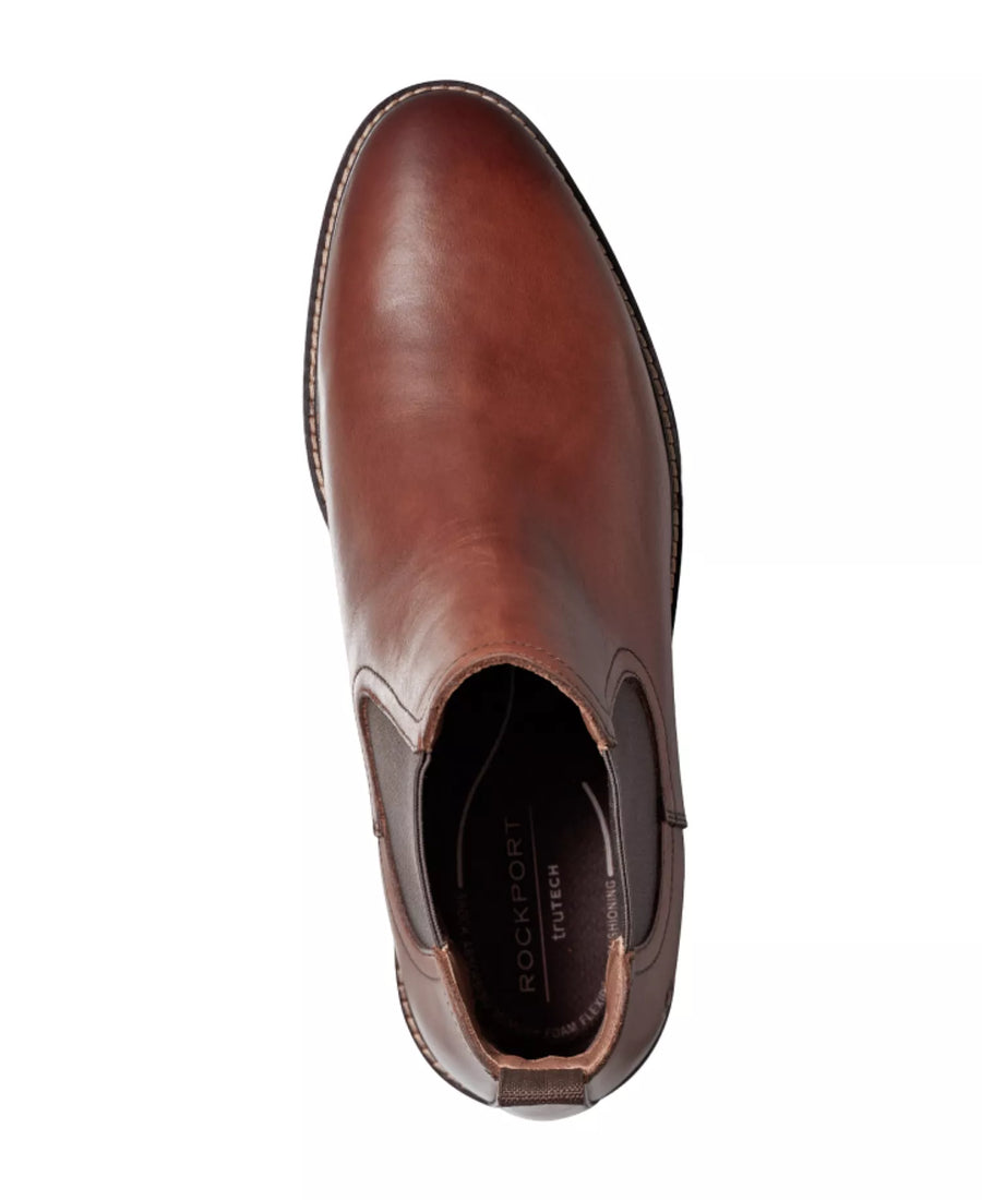 Rockport Men's Cassius Pull-On Almond Toe Boots