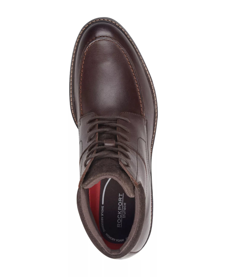 Rockport Men's Macklin Moc Toe Lace-Up Casual Boots