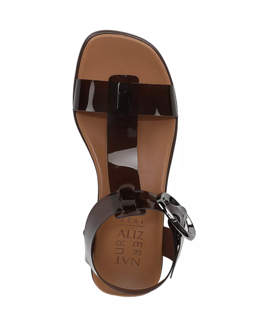Naturalizer Women's Brandy T-Strap Block Heel Sandals
