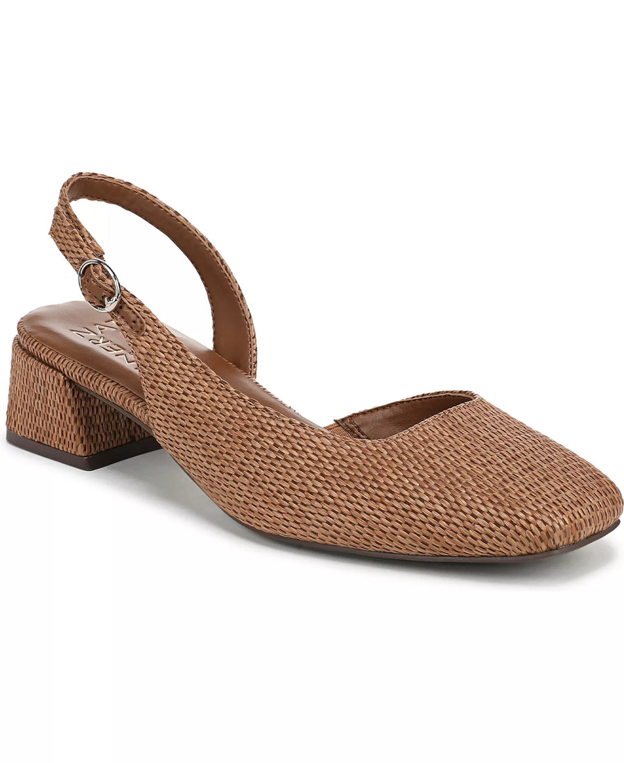 Naturalizer Women's Jayla Mid-Heel Square Toe Slingback Pumps