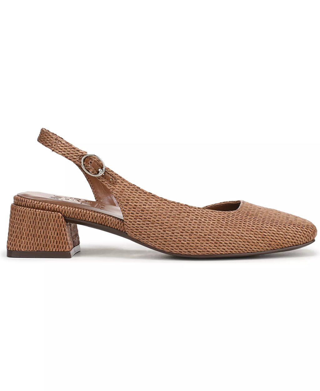 Naturalizer Women's Jayla Mid-Heel Square Toe Slingback Pumps