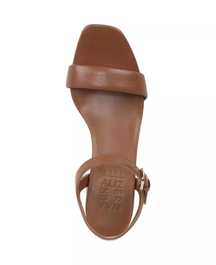 Naturalizer Women's Izzy Ankle Strap Low-Heel Dress Sandals