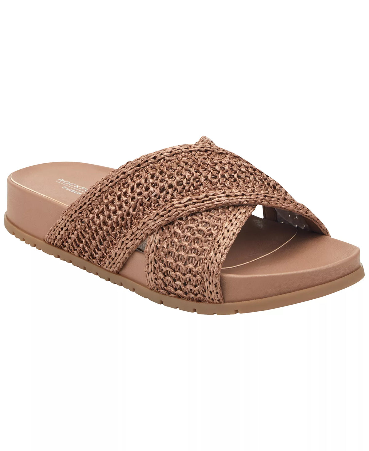 Rockport Women's Leia Crisscross Flat Footbed Sandals