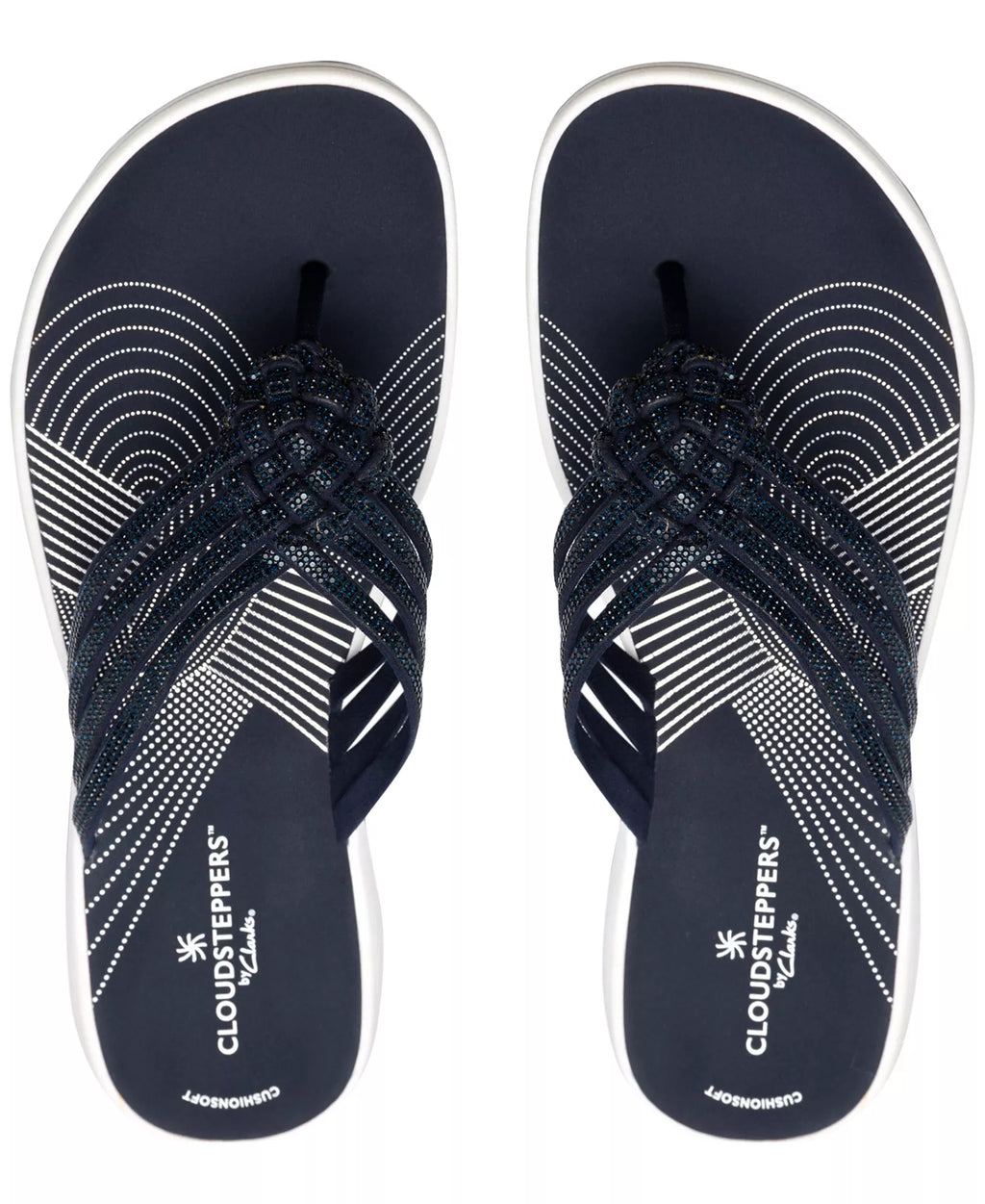 Clarks Women's Breeze Gem Flip Flop Flats