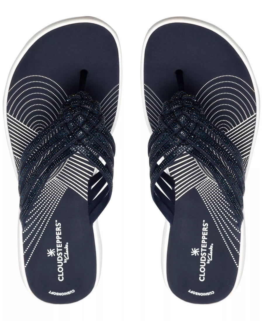Clarks Women's Breeze Gem Flip Flop Flats