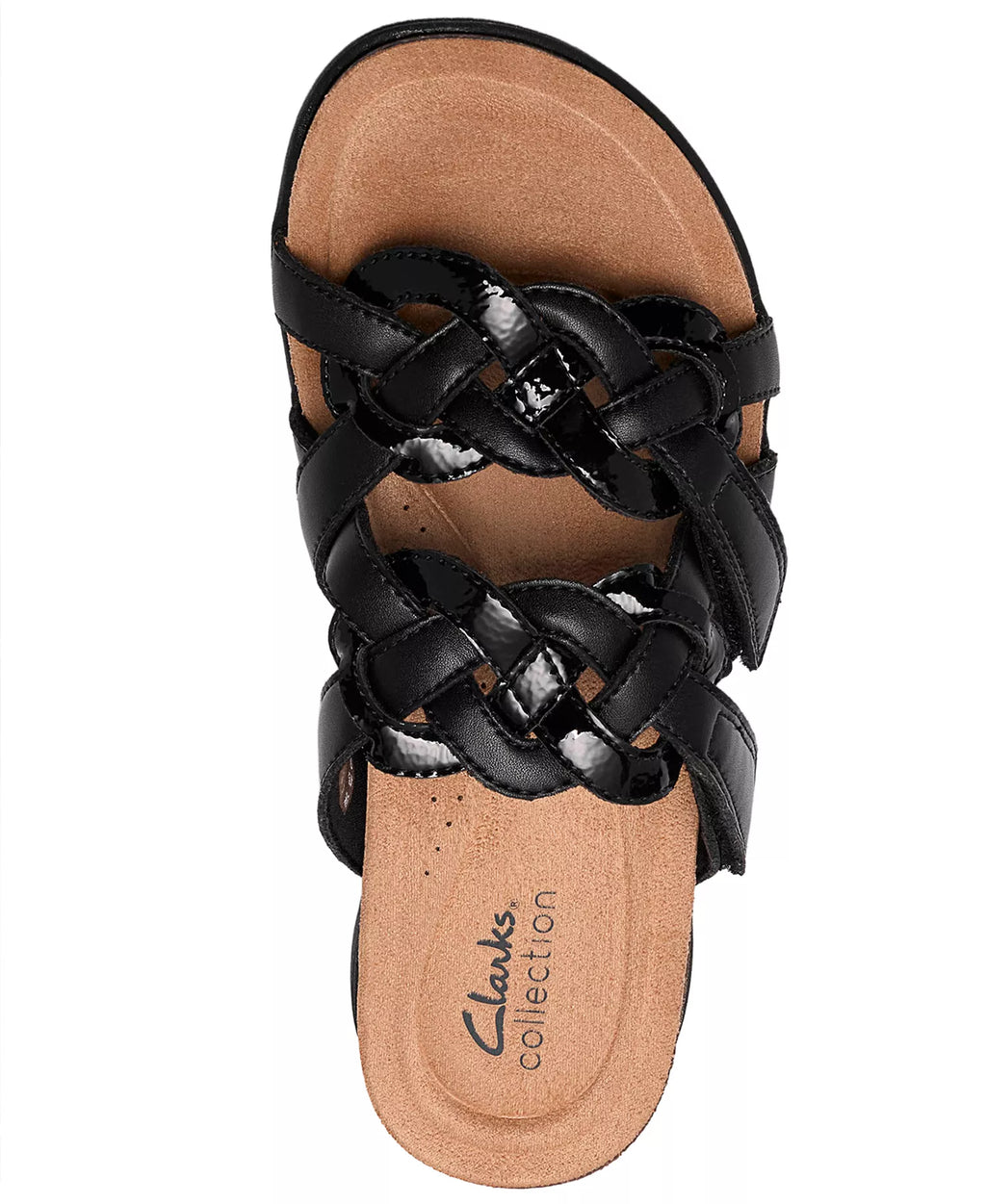 Clarks Women's April Rae Round Toe Flat Sandals