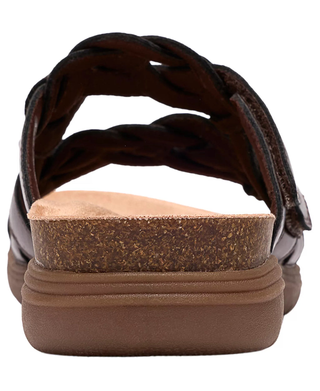 Clarks Women's April Rae Round Toe Flat Sandals