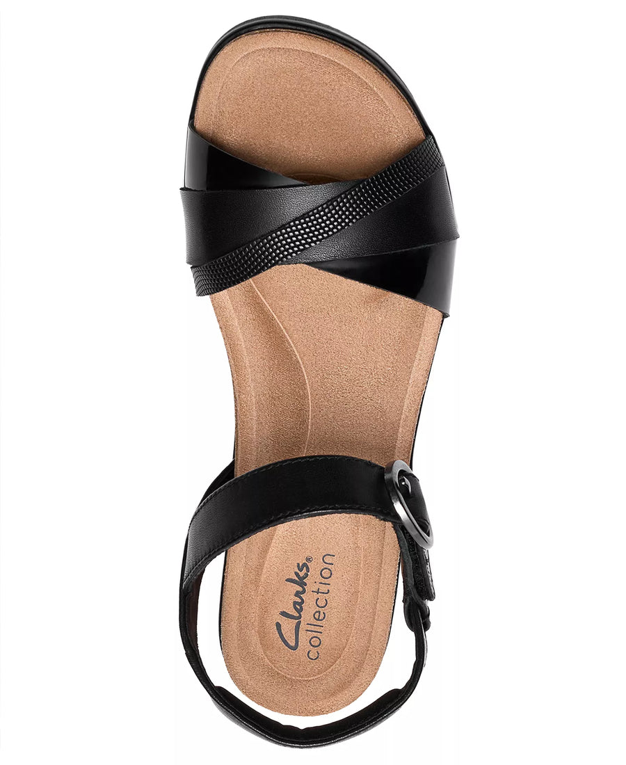 Clarks Women's Kacha Twist Round Toe Sandals