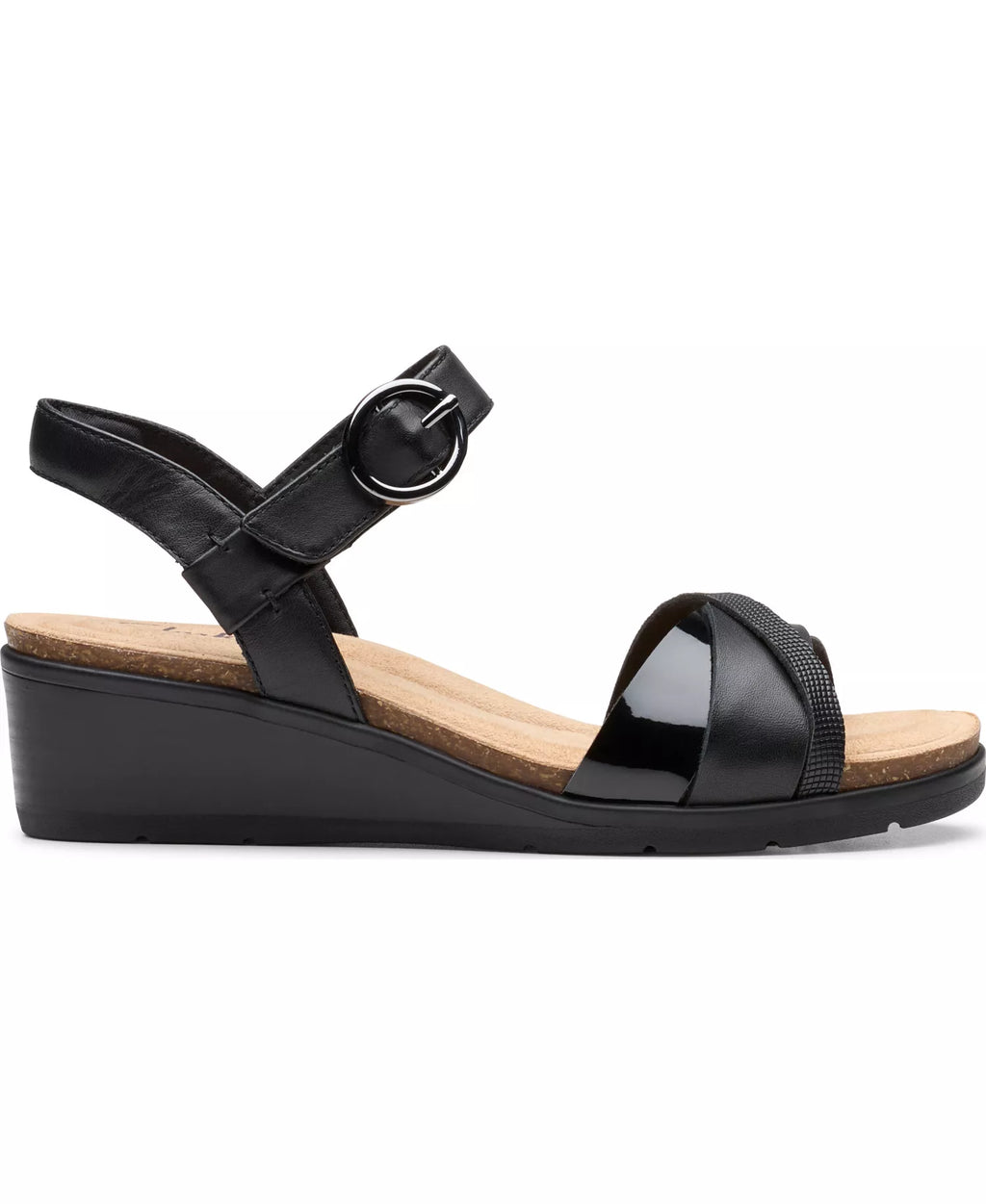 Clarks Women's Kacha Twist Round Toe Sandals